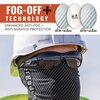 Ergodyne Skullerz BALDR Anti-Scratch/Anti-Fog Safety Glasses, Matte Black Nylon Frame, Smoke PolyCarb Lens 57035